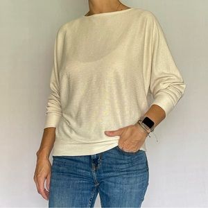 Dolman sleeve knit blouse